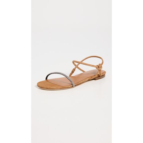 Staud Laurel Crystal Sandals Woman's Size 37.5 US 7.5 - Picture 1 of 11